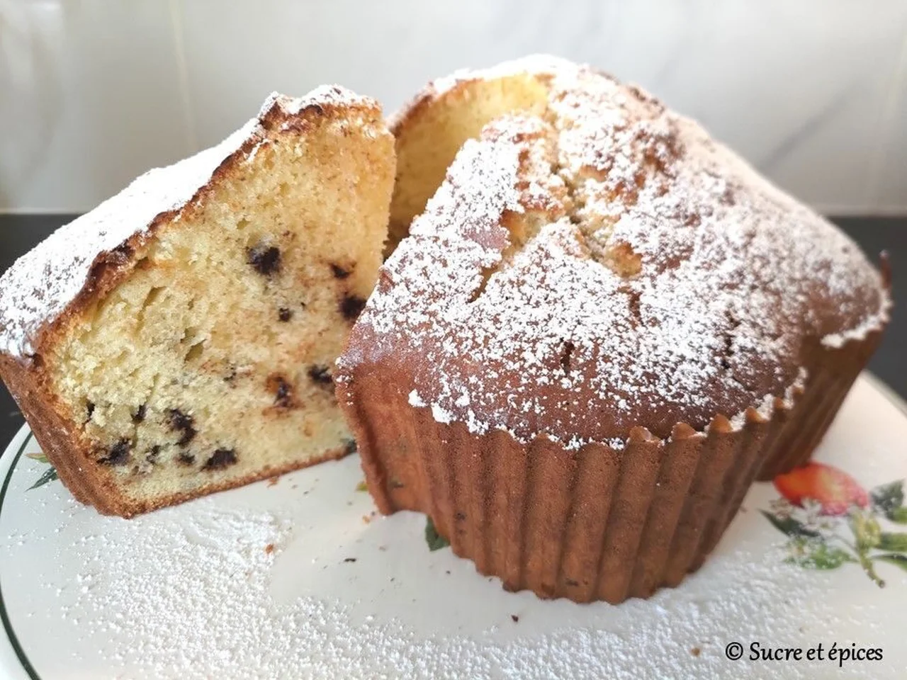 Gâteau moelleux mascarpone et pépites de chocolat