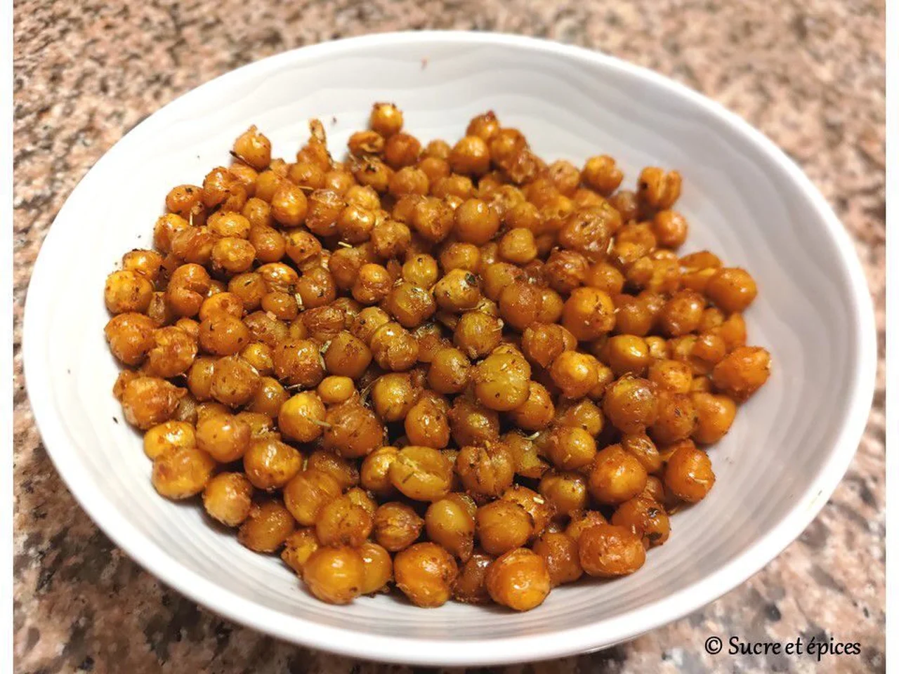 Pois chiches cuits au four