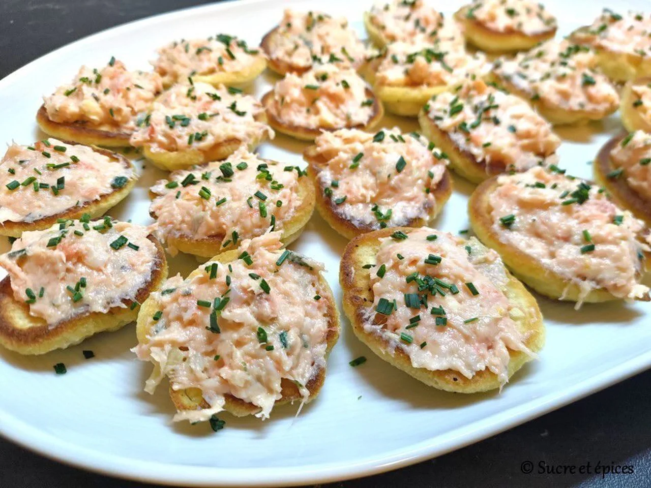 Rillettes de crevettes, saumon fumé et artichaut
