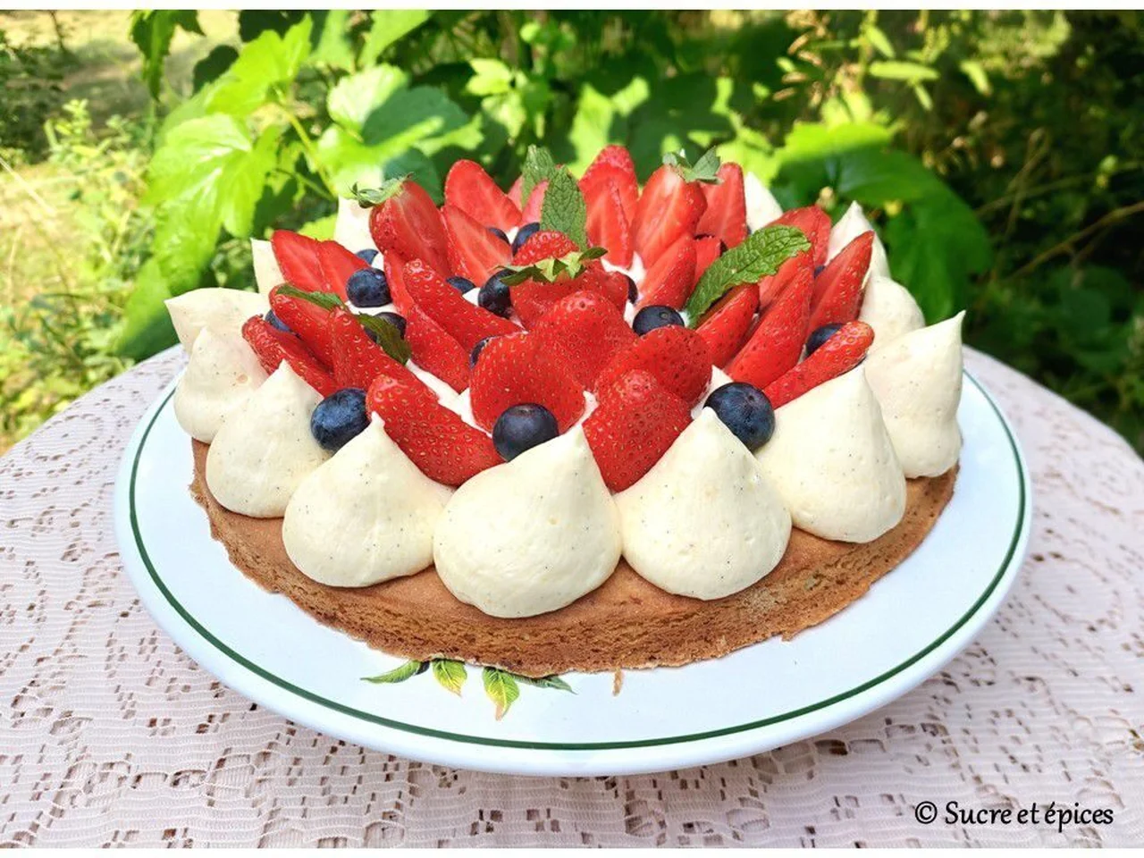 Tarte aux fraises à la pâte sablée
