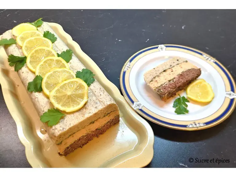 Terrine en trois couleurs et trois saveurs