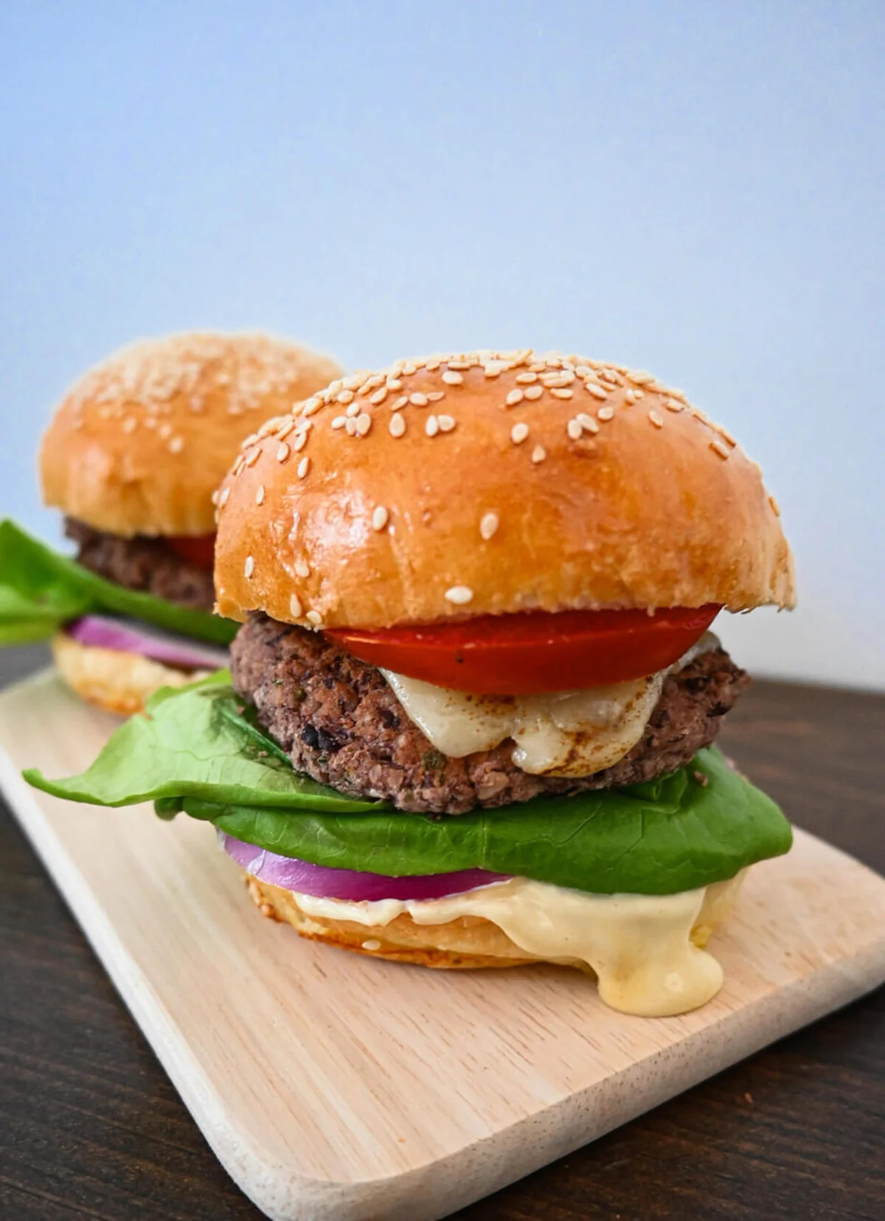 Burger végétarien aux haricots noirs