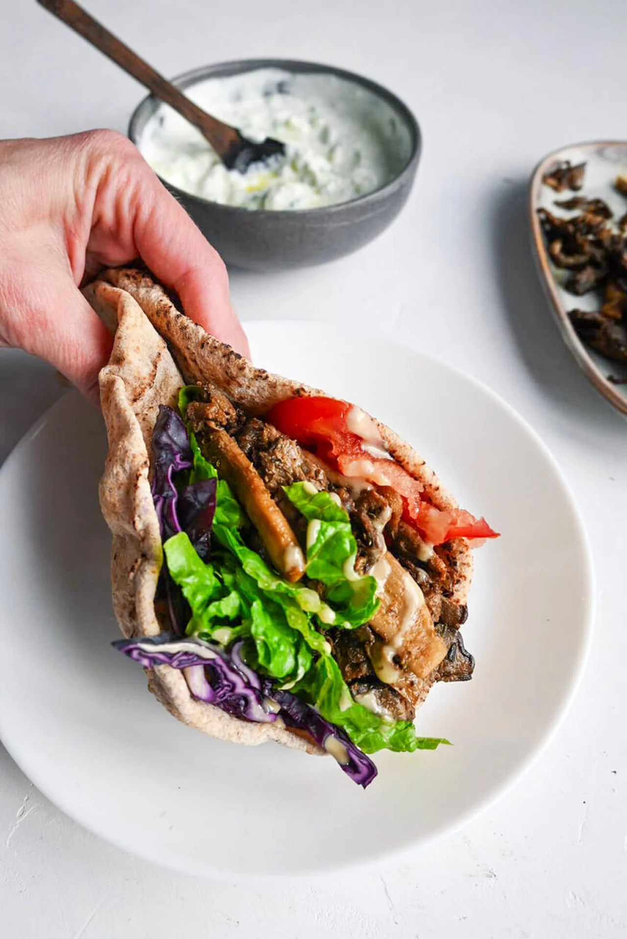 Shawarma aux champignons