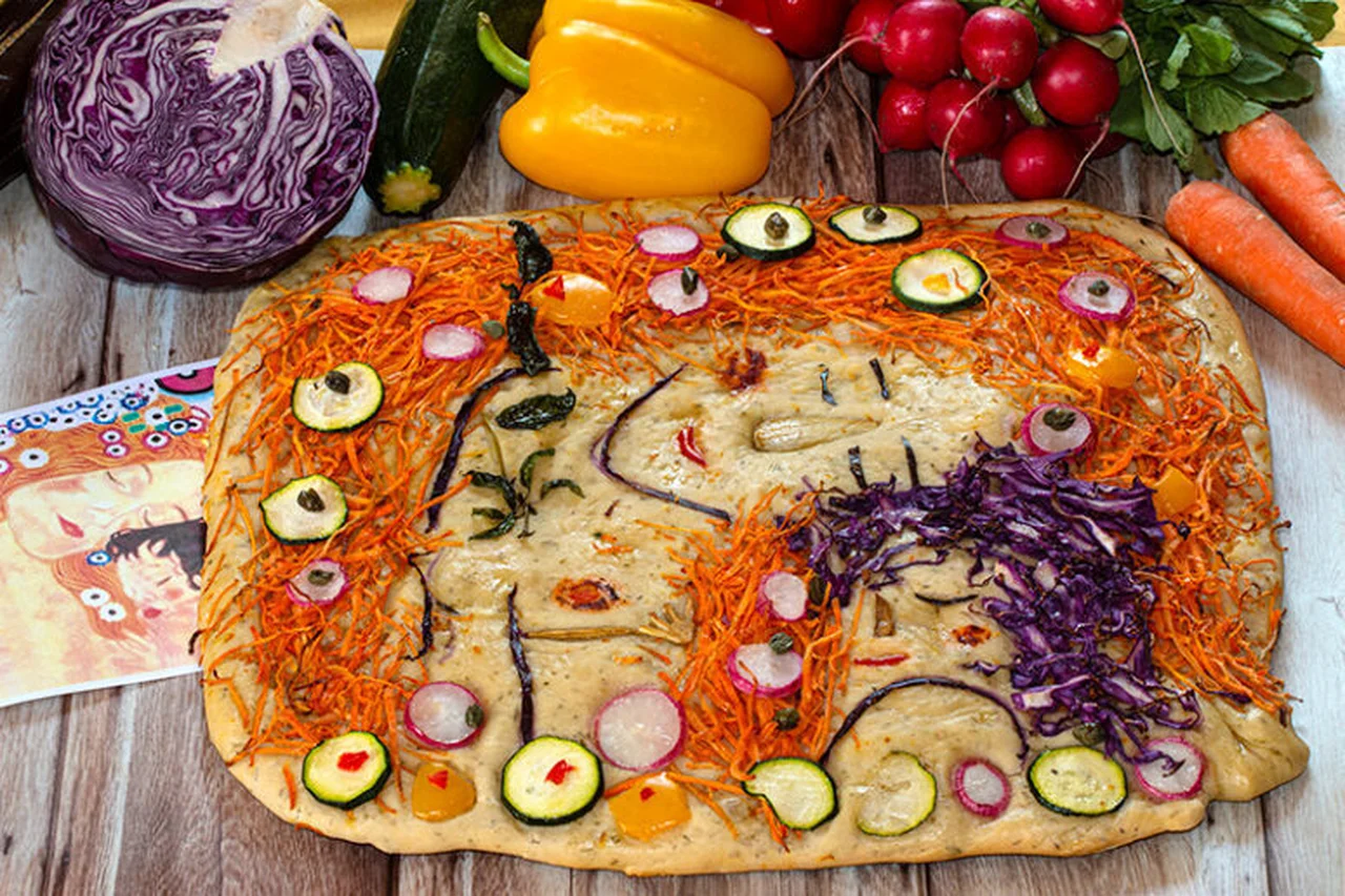 Focaccia fleurie : Les Trois Âges de la femme
