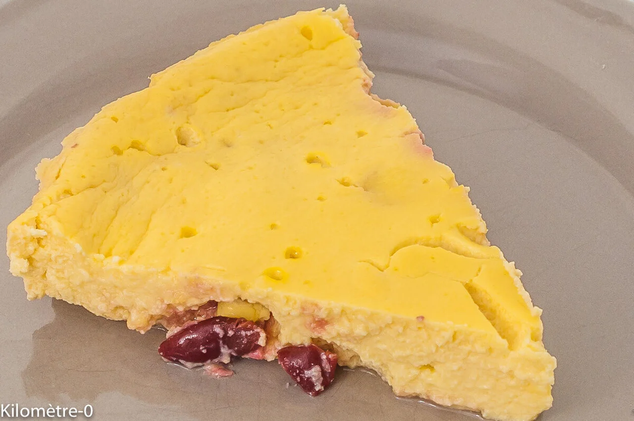 Gâteau au fromage blanc et aux griottes
