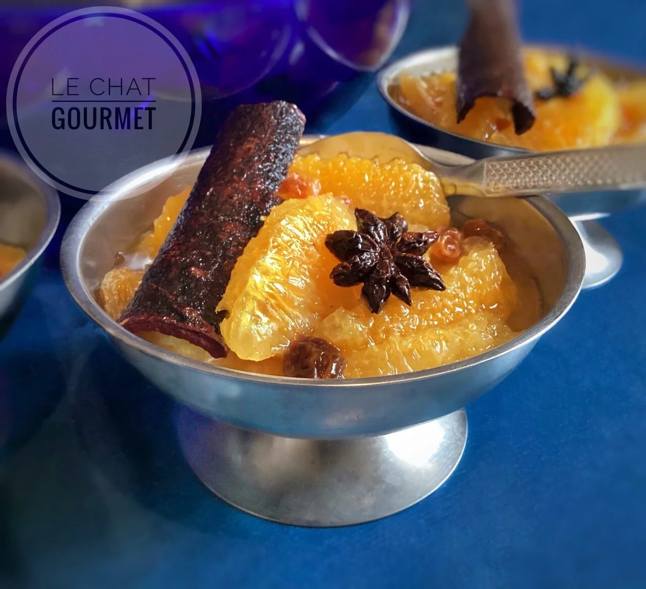 Salade d'oranges aux saveurs orientales