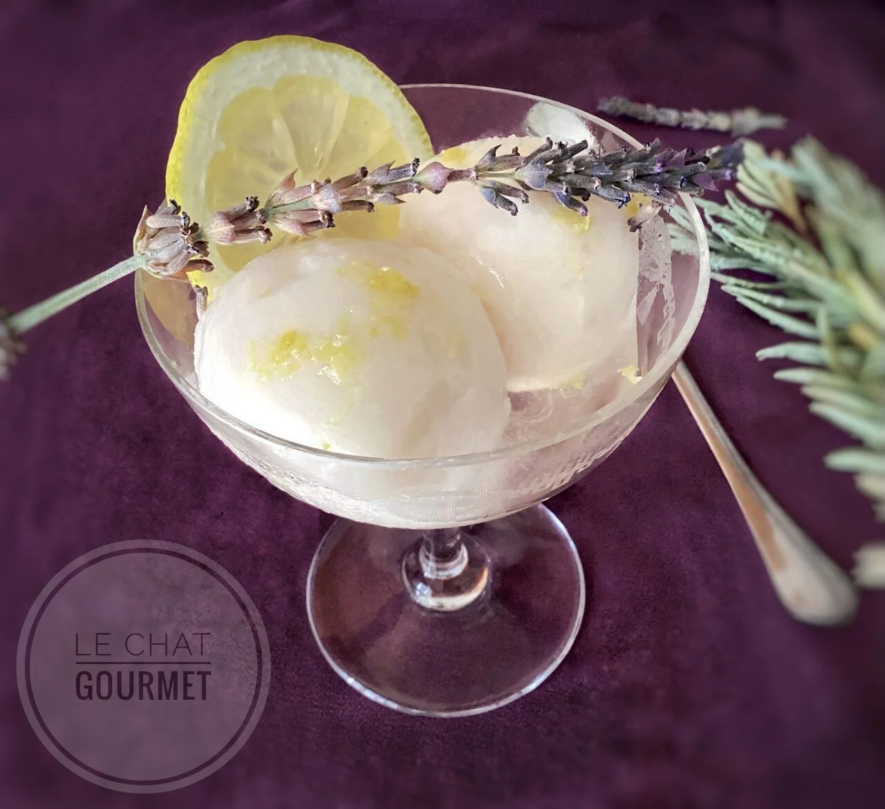 Sorbet citron lavande