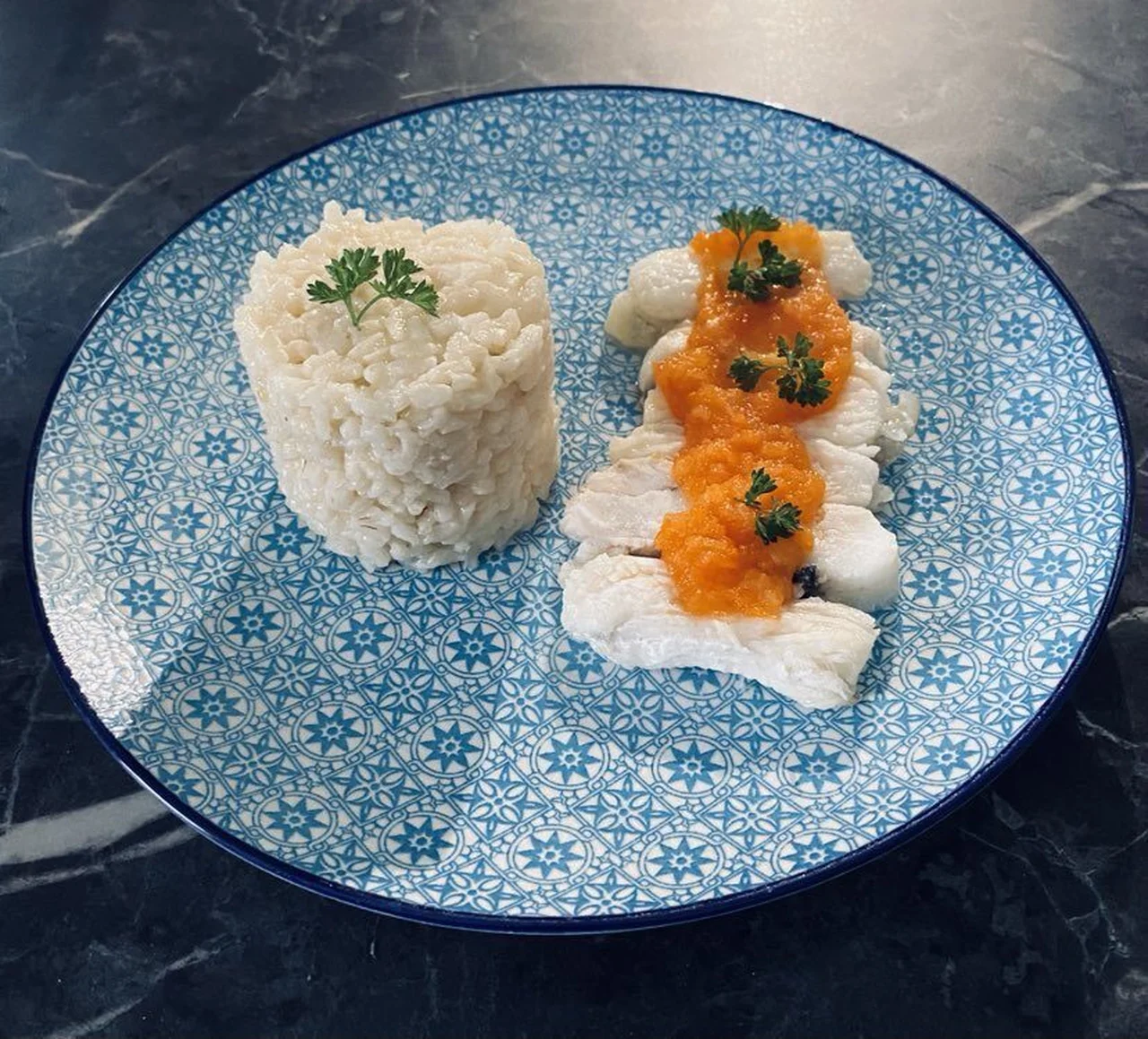 Joues de lotte au poivron