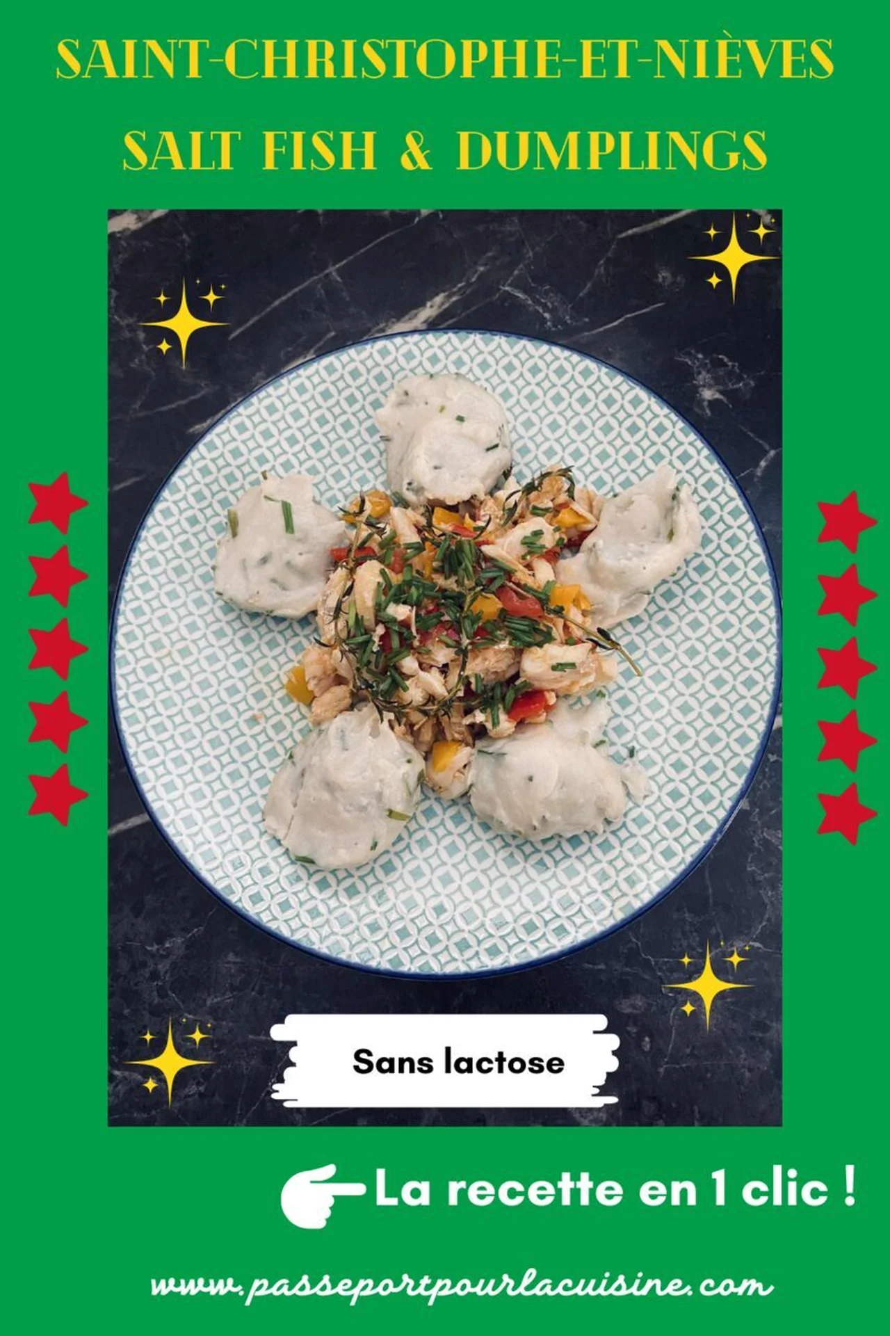 Salt fish and dumplings