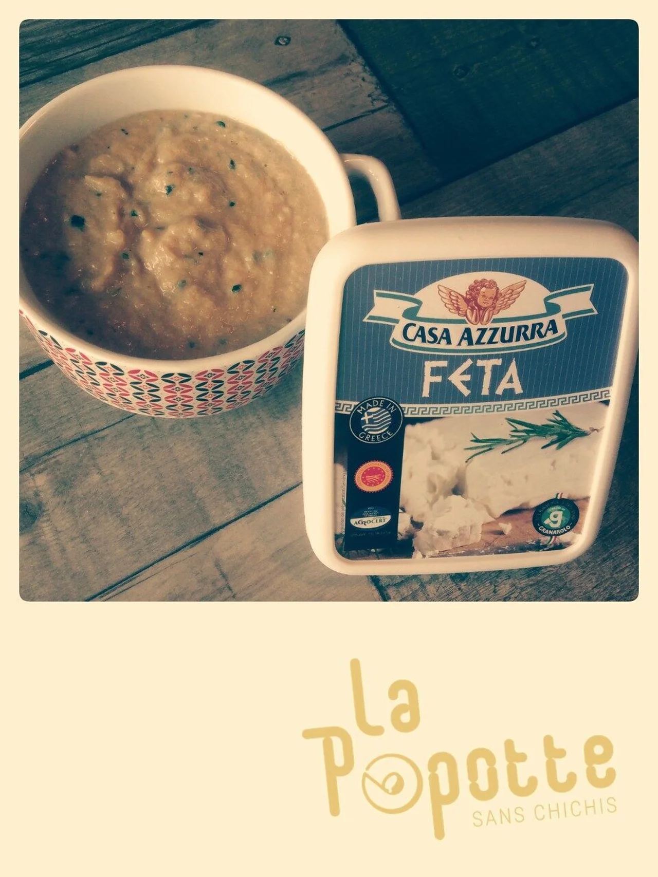 Pesto de courgette et feta