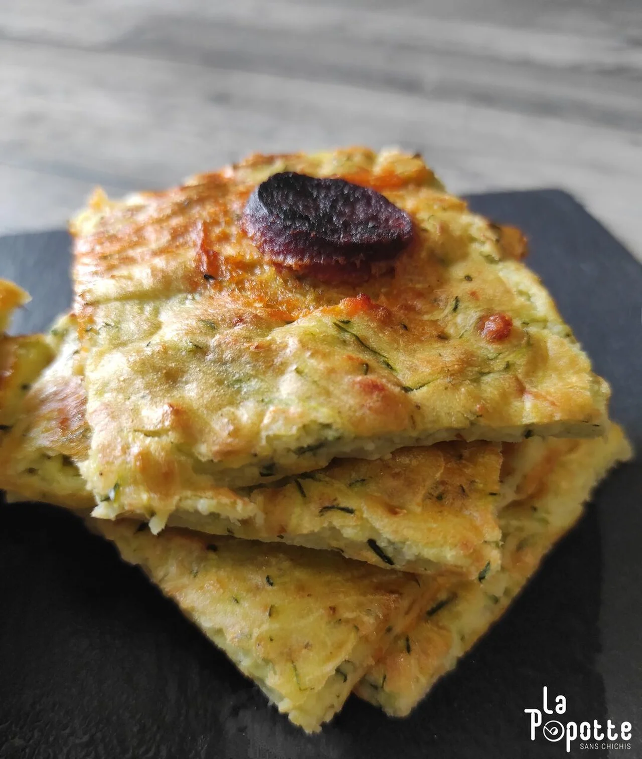 Scarpaccia de courgettes