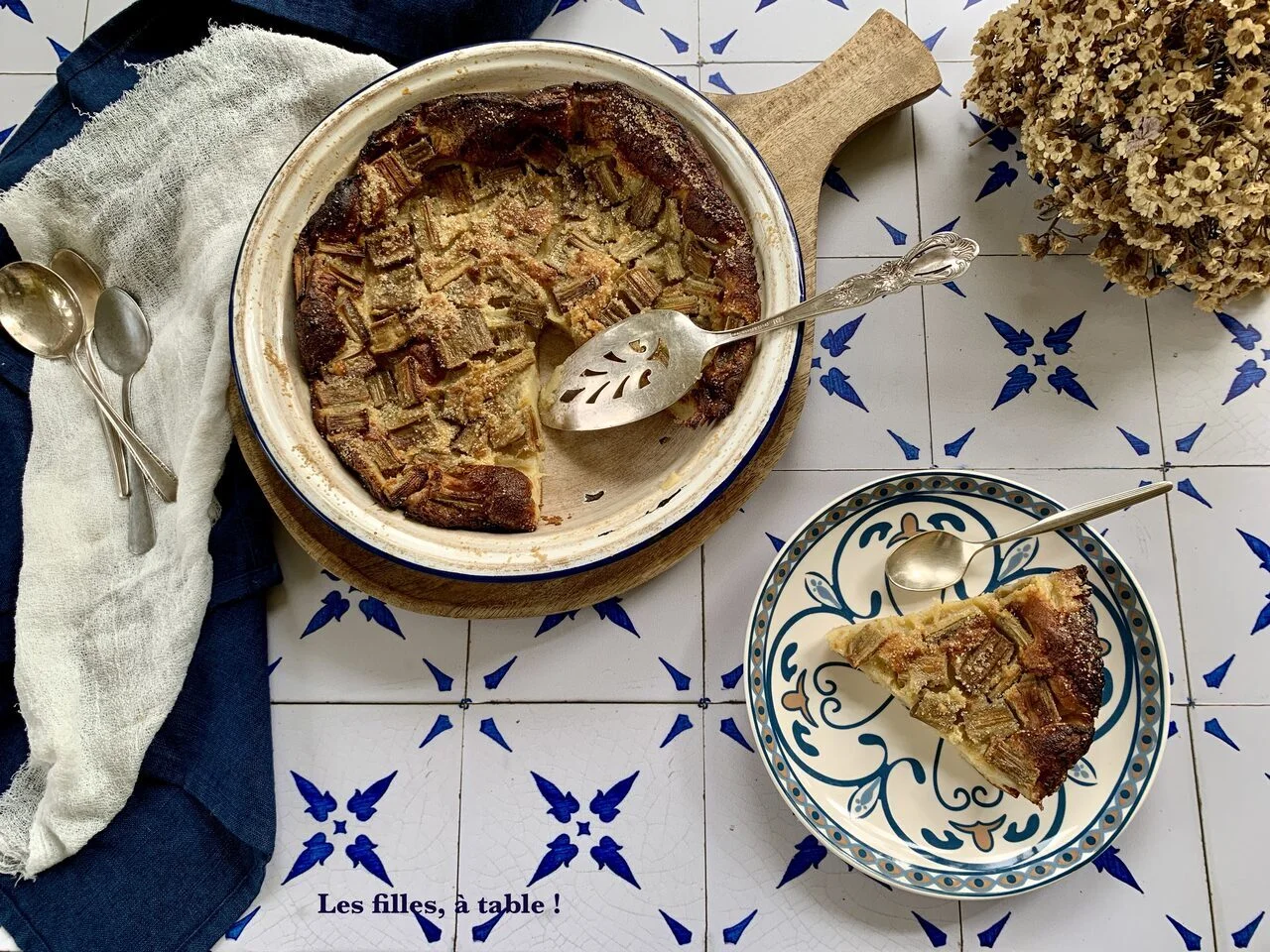 Cajasse à la rhubarbe