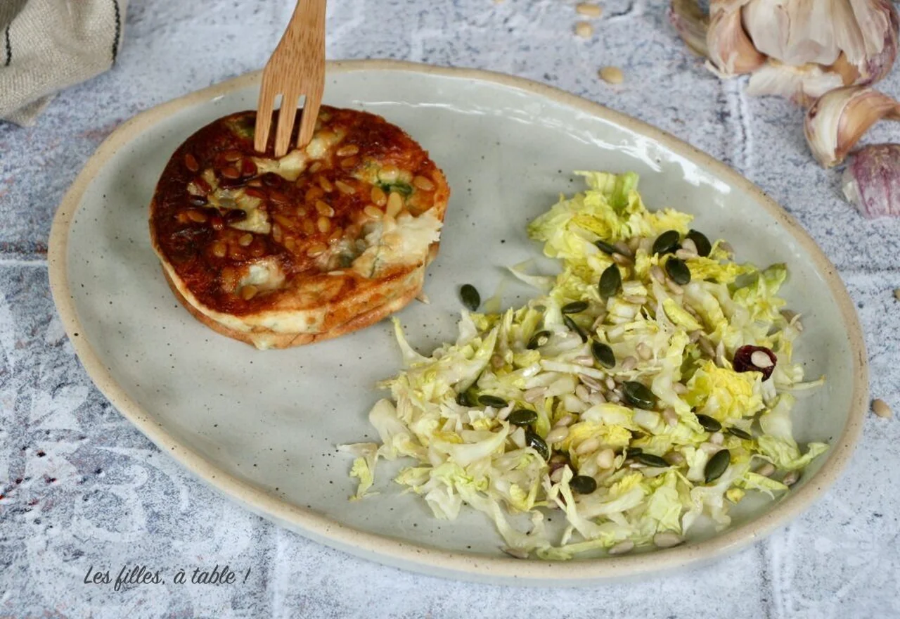Clafoutis à la cima di rapa et gorgonzola