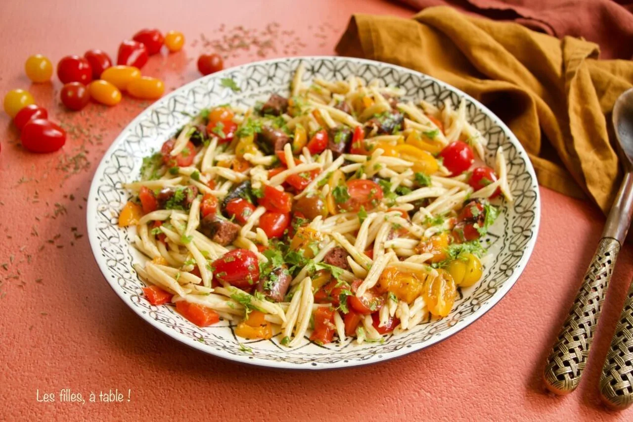 Salade de pâtes aux merguez