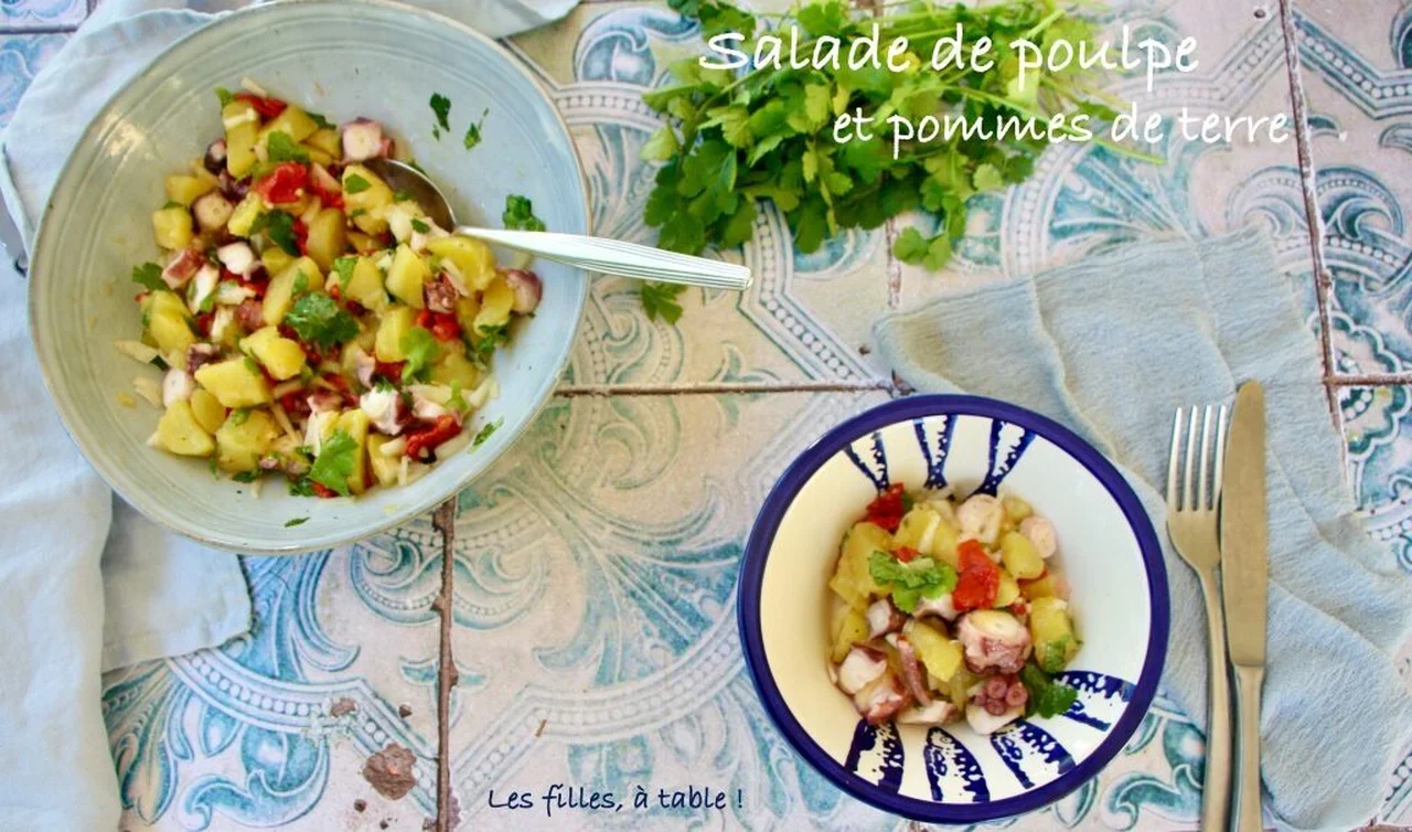 Salade de poulpe et pommes de terre à la portugaise