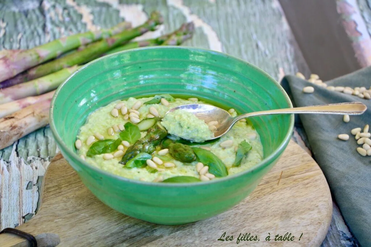 Tapenade aux fèves et asperges