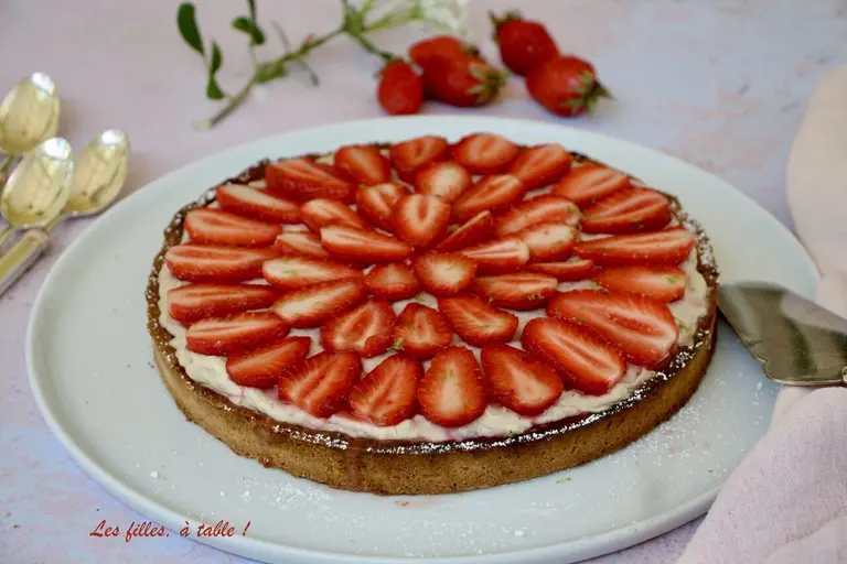 Tarte aux fraises de Christophe Adam