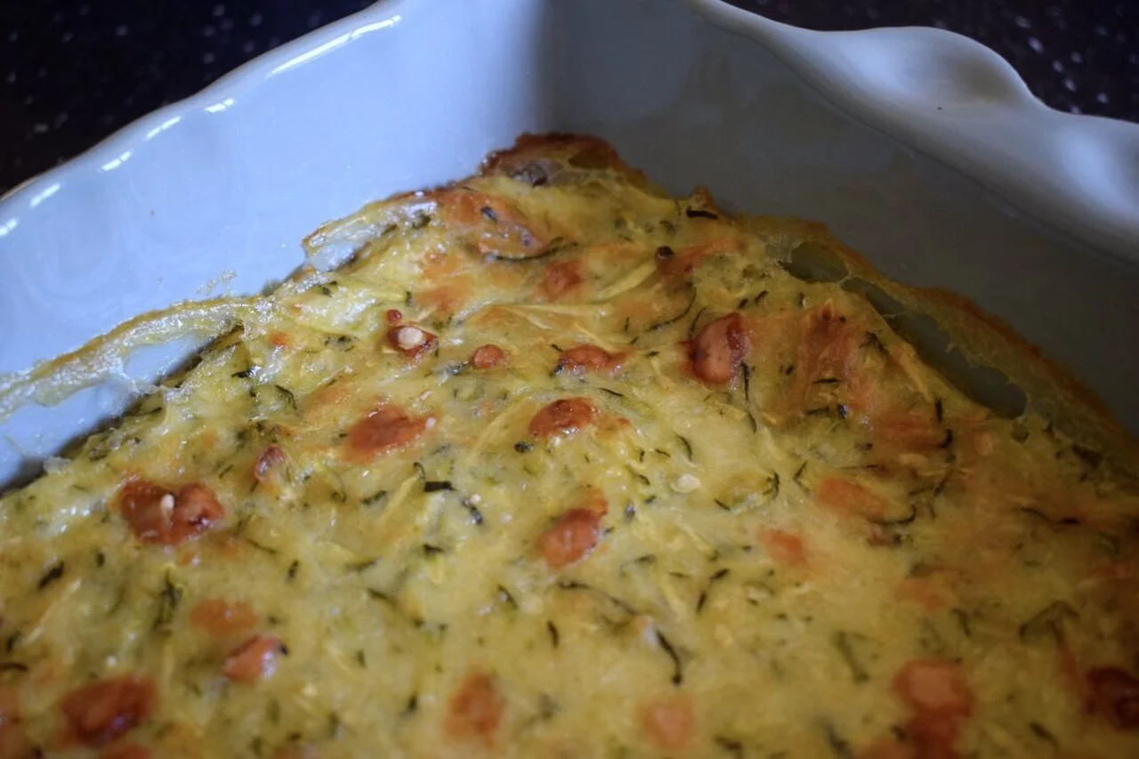 Batzina, gratin de courgettes menthe feta