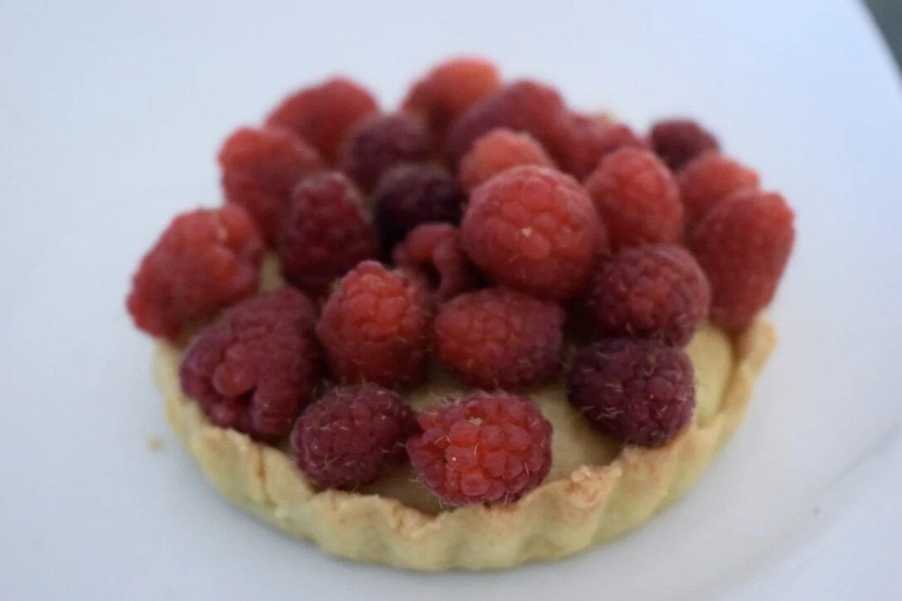 Tartelettes amandines aux framboises