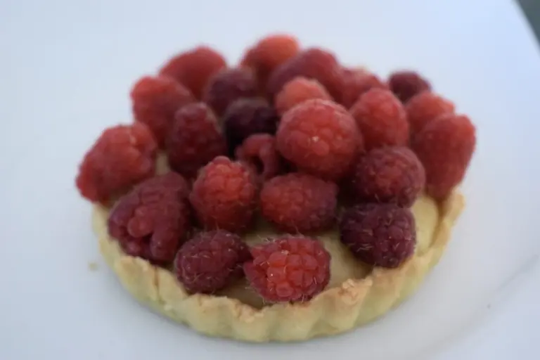 Tartelettes amandines aux framboises