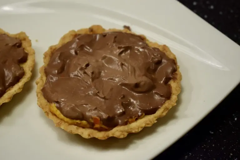 Tartelettes chocolat et caramel de courge