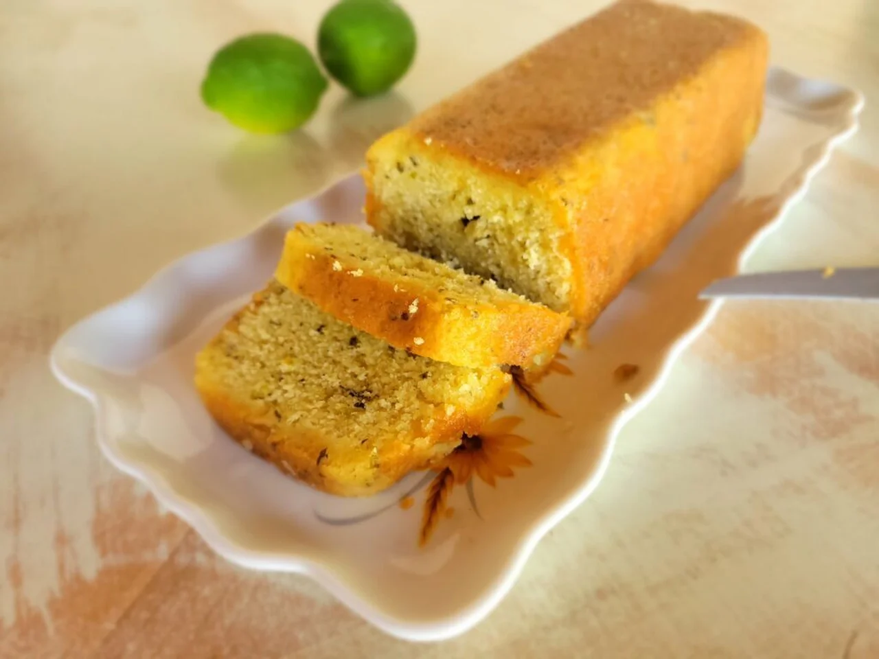 Cake citron vert menthe