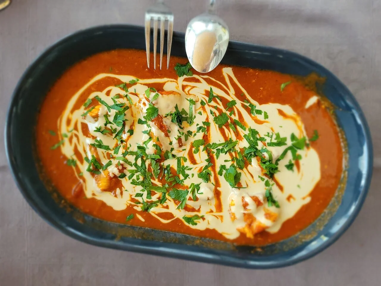 Flétan tomate, piment et sauce sésame