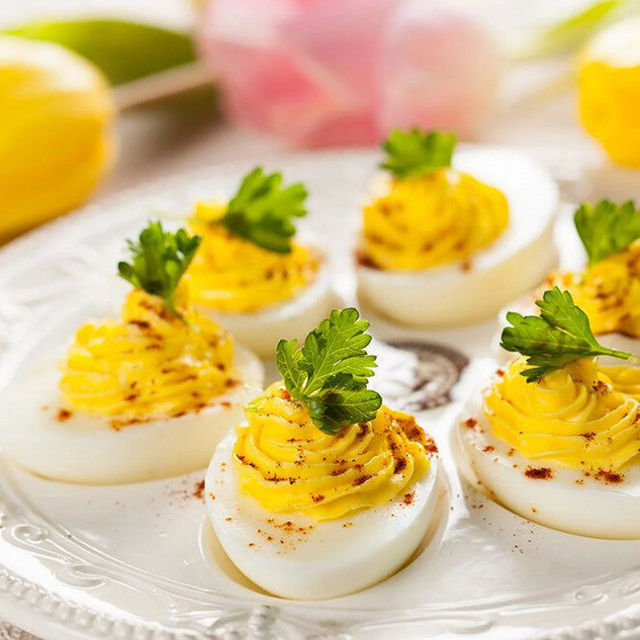 Œufs mimosas express aux herbes fraîches
