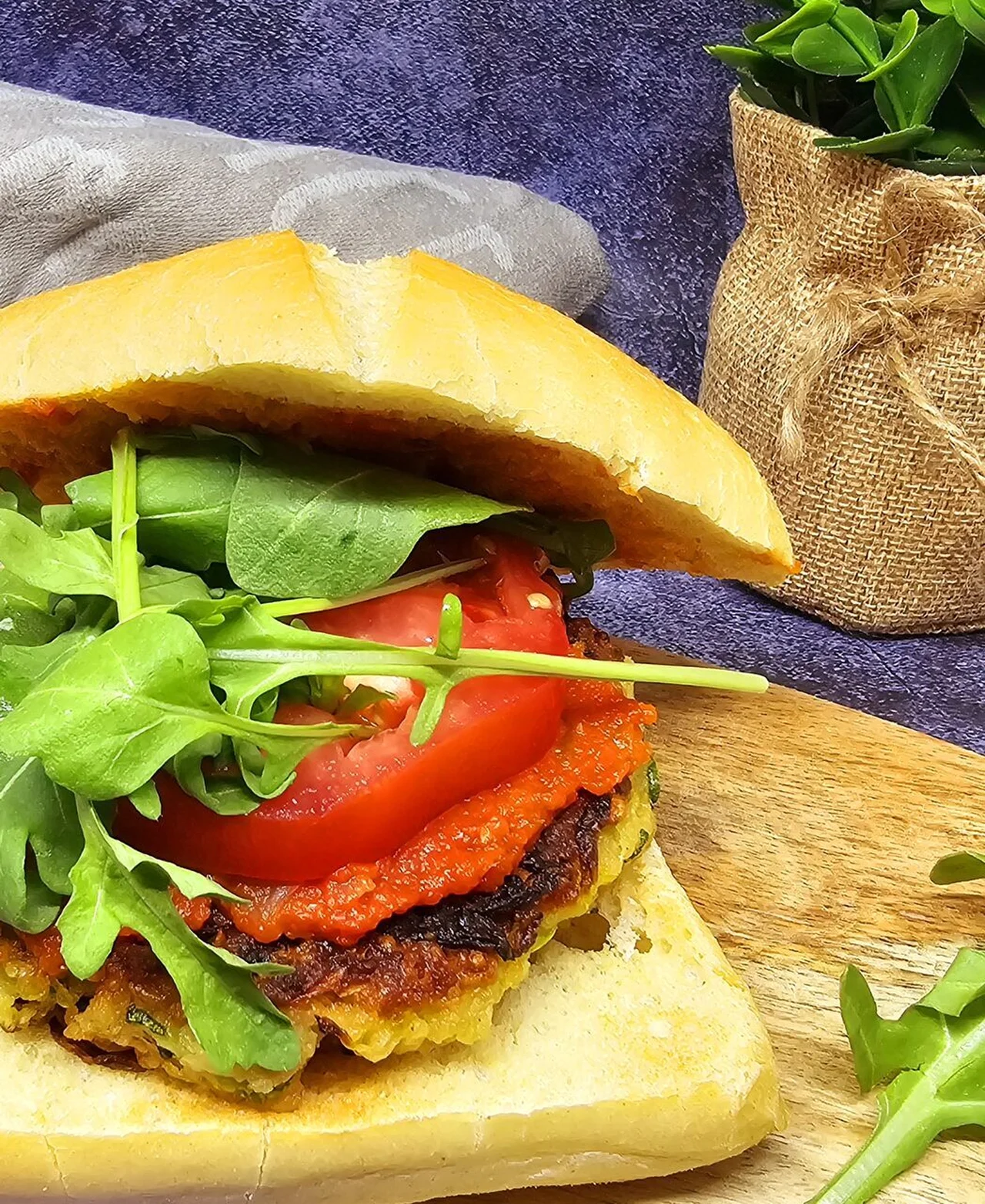 Burger de courgettes