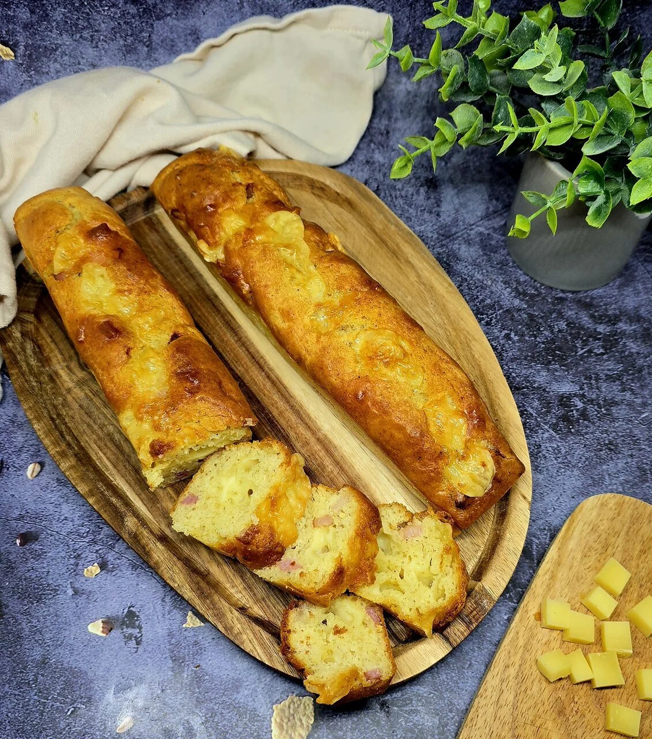 Cake lardons et comté