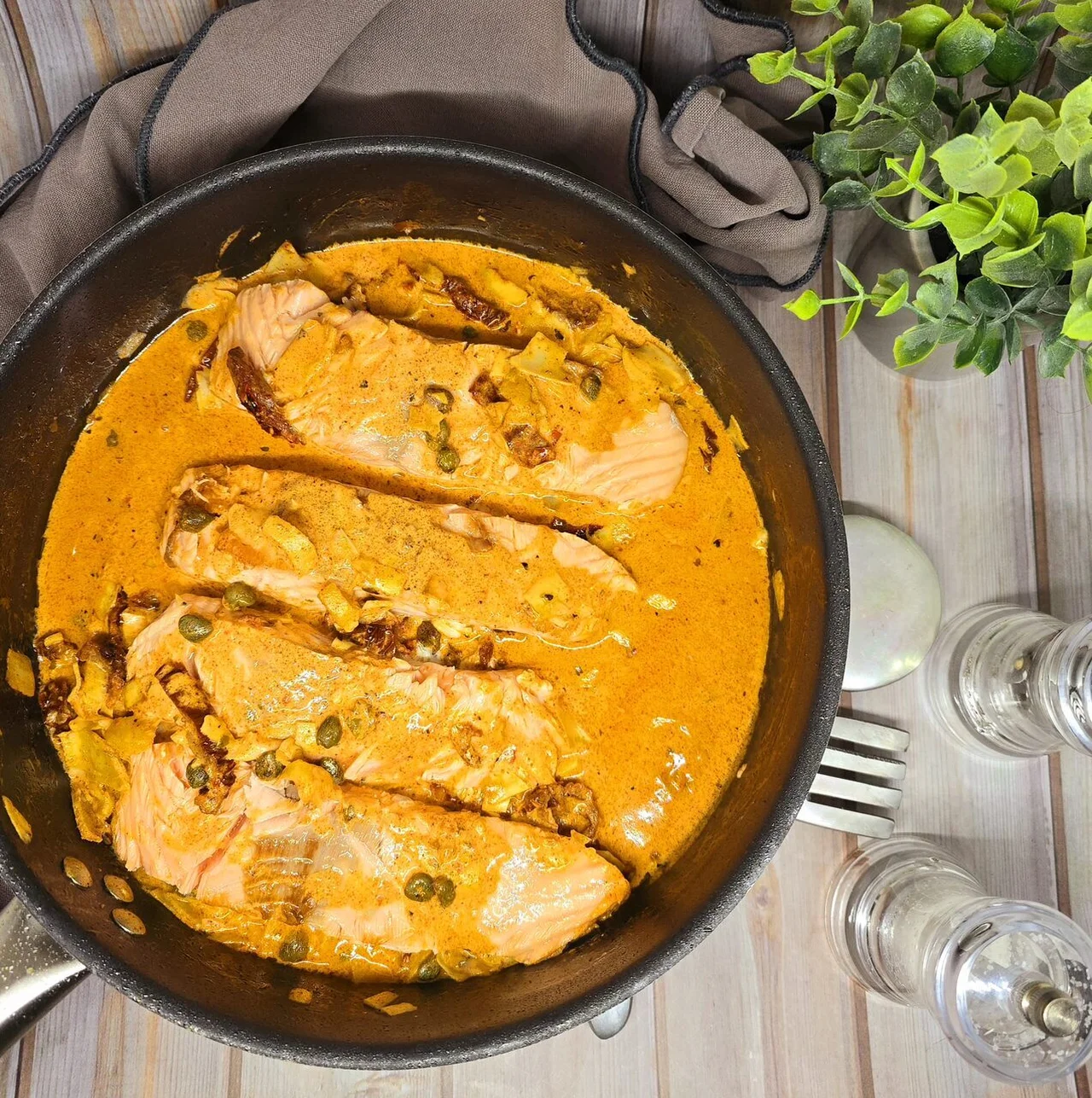 Pavés de saumon au paprika
