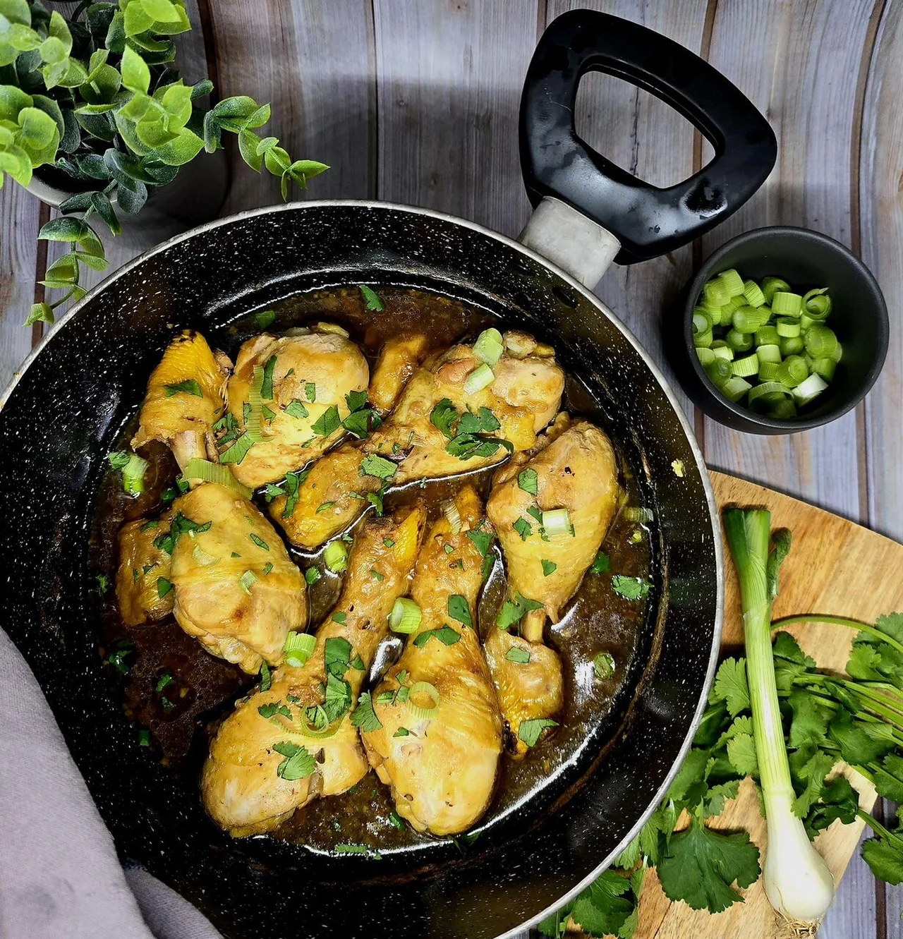 Poulet braisé sauce soja