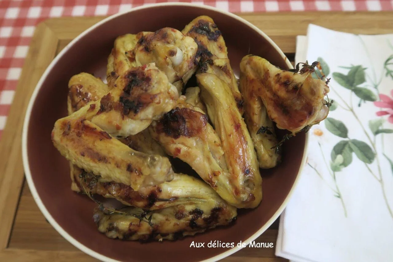 Ailes de poulet à la plancha