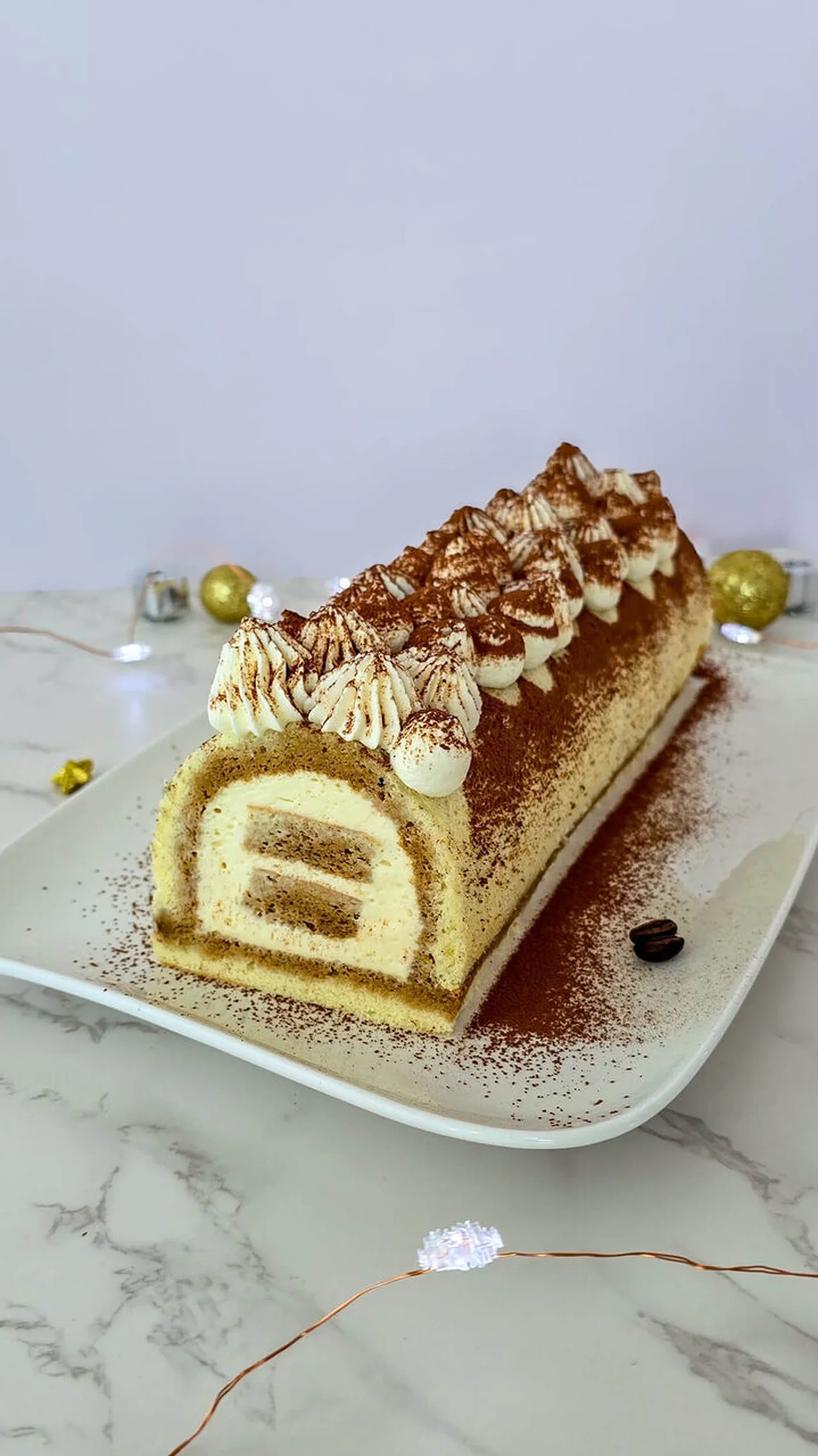 Bûche tiramisu