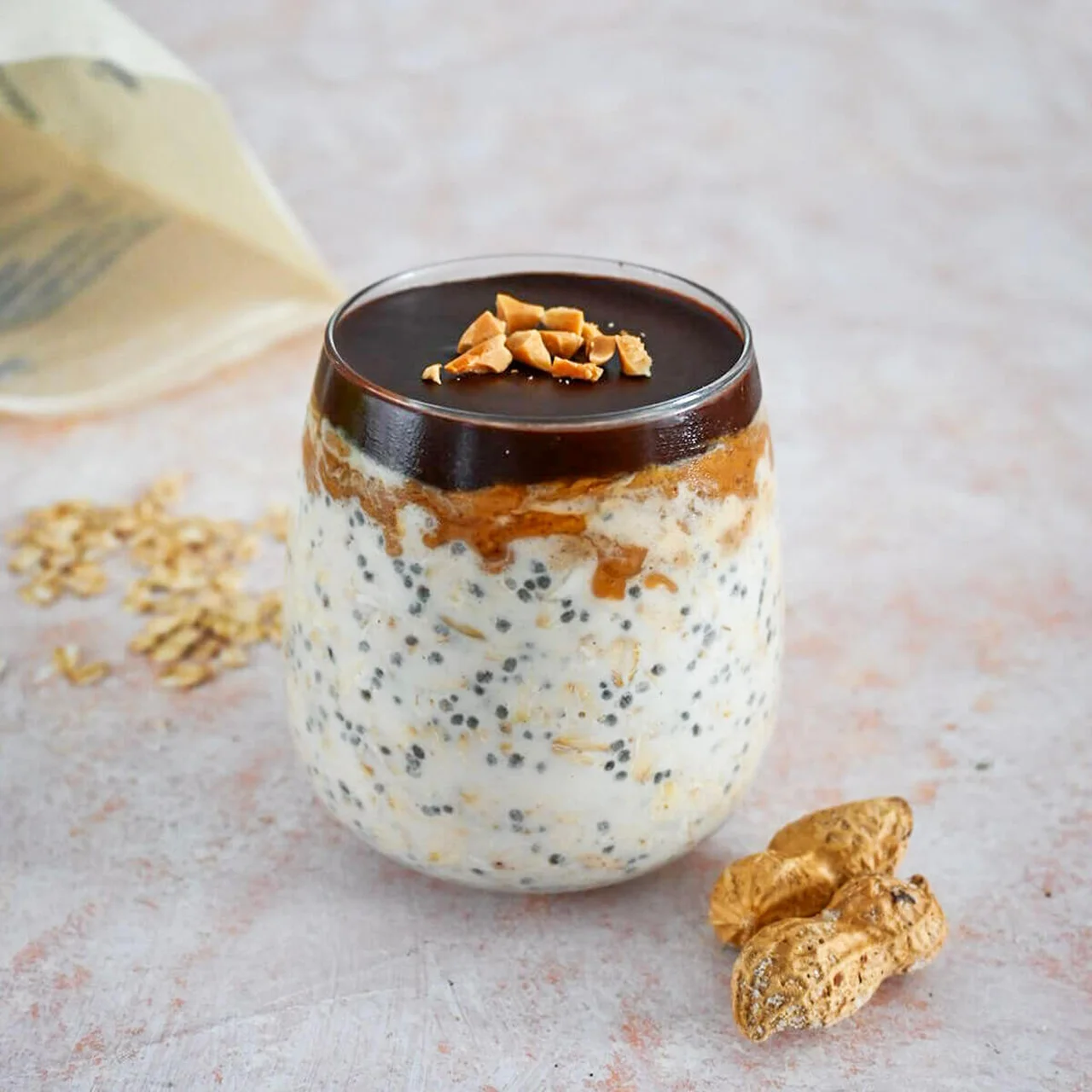Overnight Oats Snickers