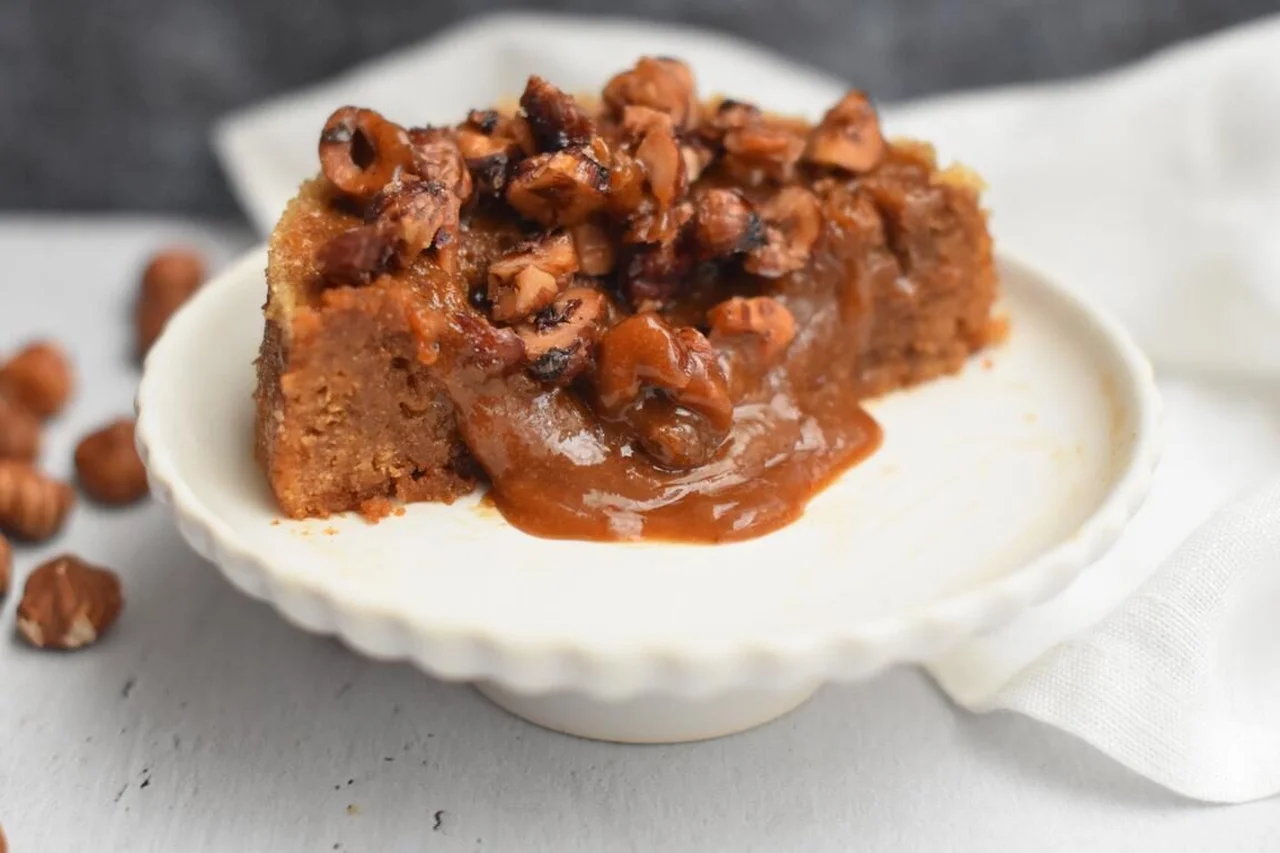 Gâteau fondant au praliné