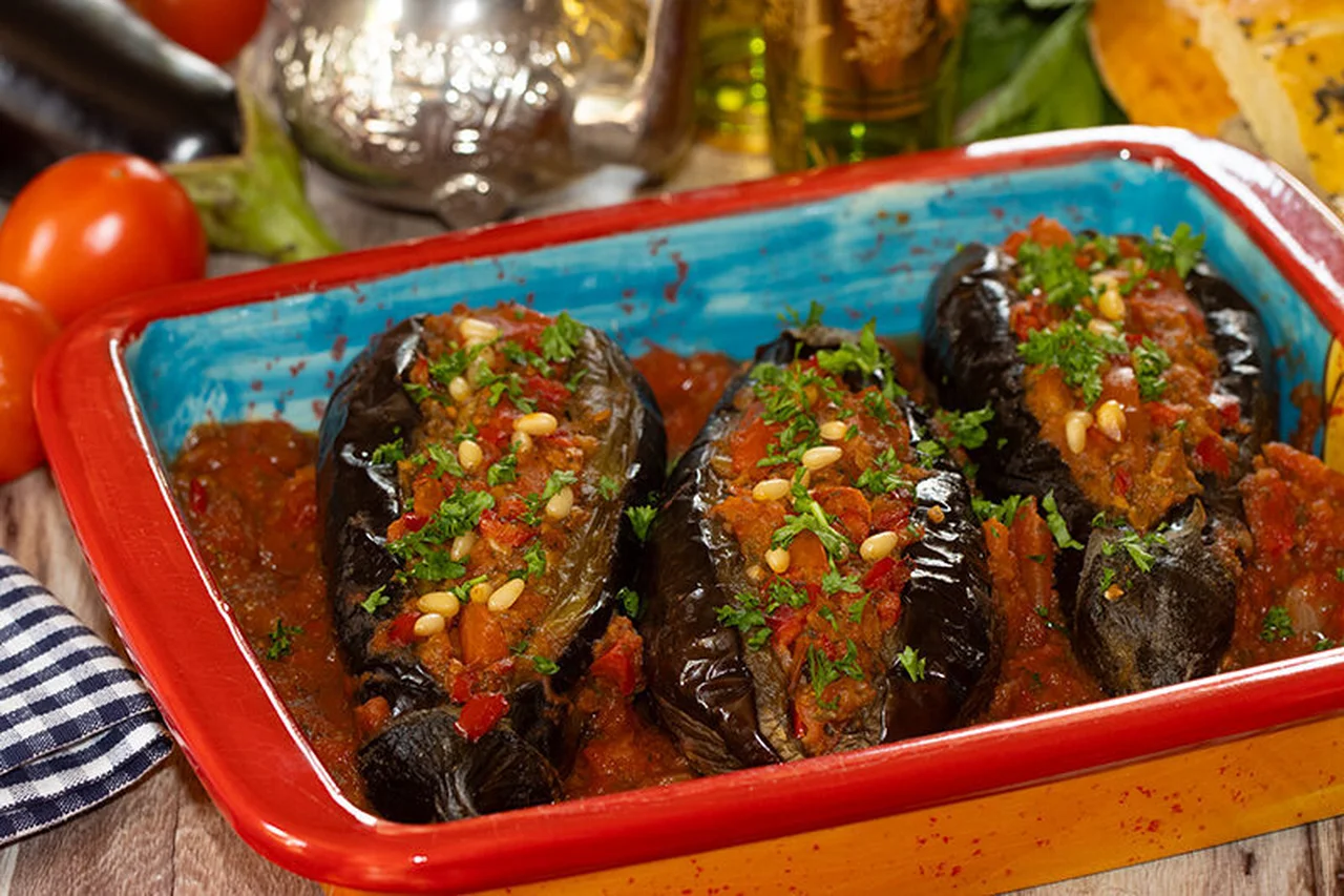 Aubergines farcies « Iman Bayildi »