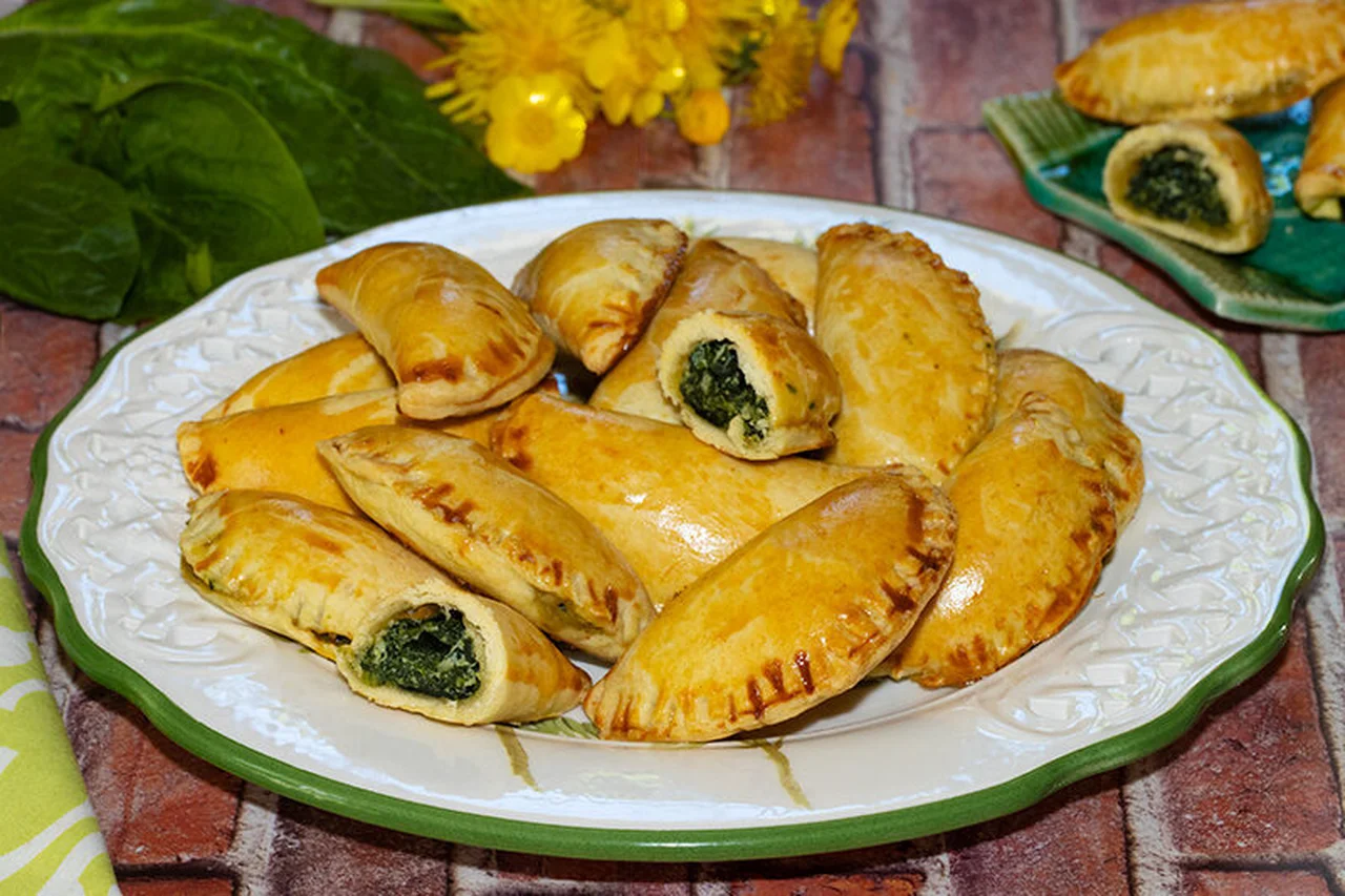 Chaussons farcis aux épinards et ricotta
