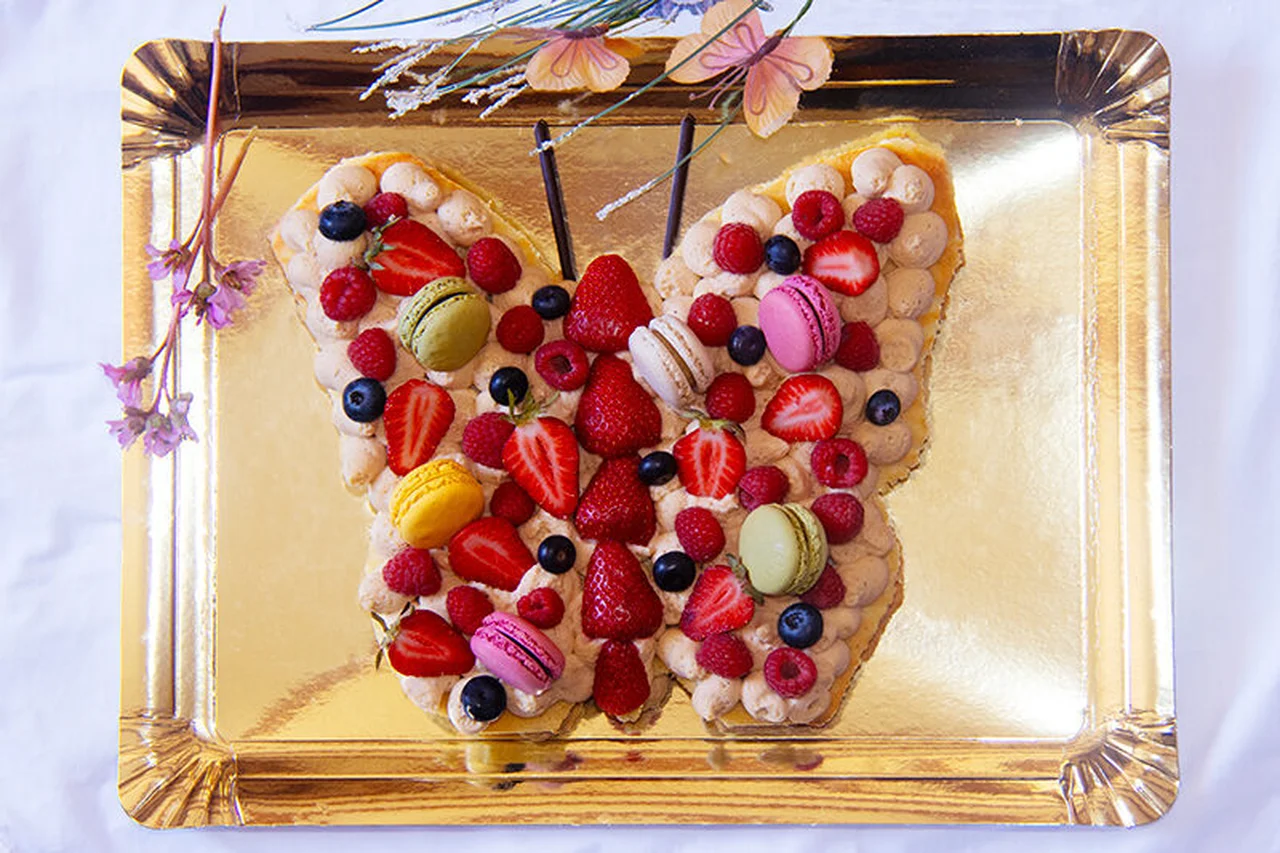 Papillon comme un number cake
