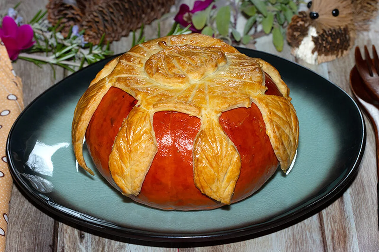 Potimarron farci en croûte
