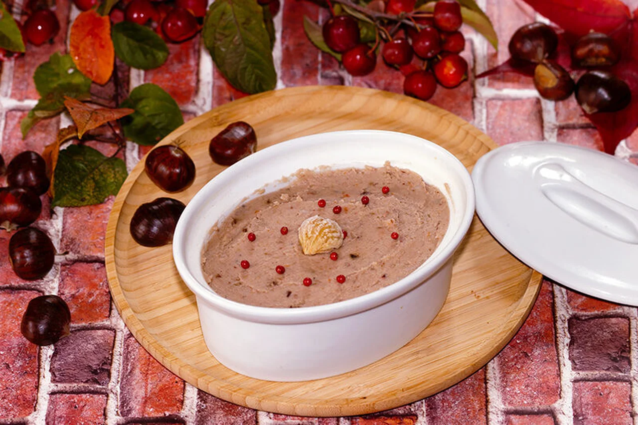 Terrine de châtaignes aux épices de Noël