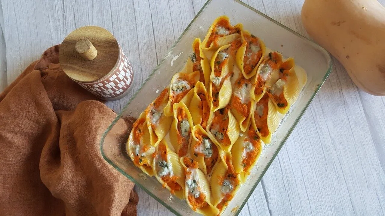 Conchiglionis butternut et gorgonzola