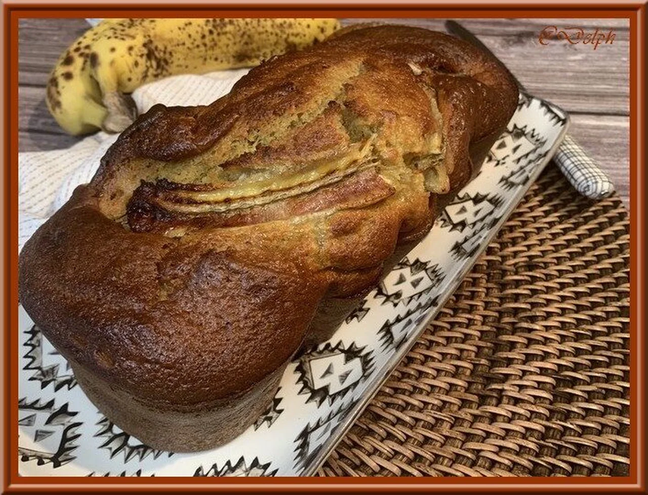 Cake à la banane et pépites de chocolat