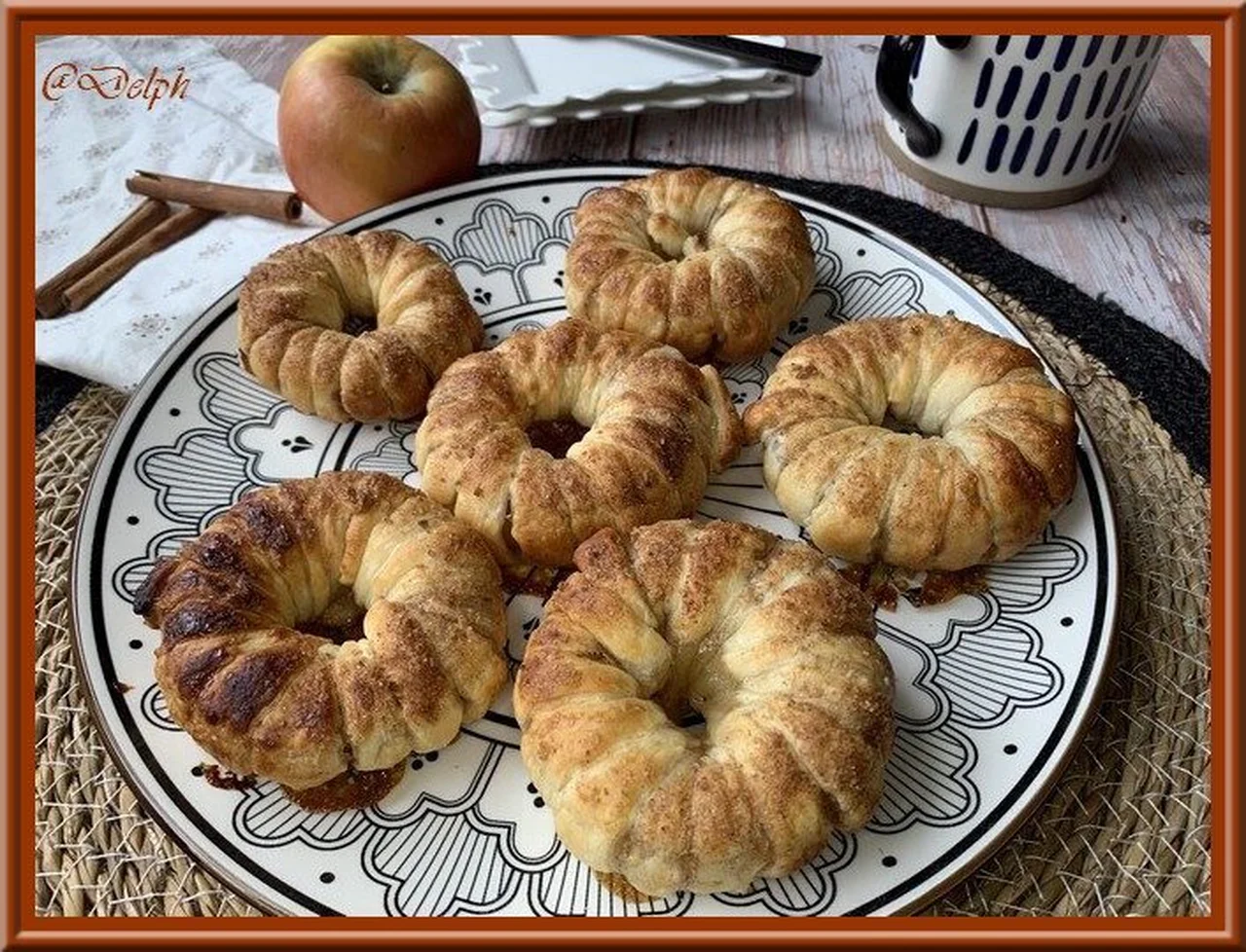 Feuilletés aux pommes et à la cannelle