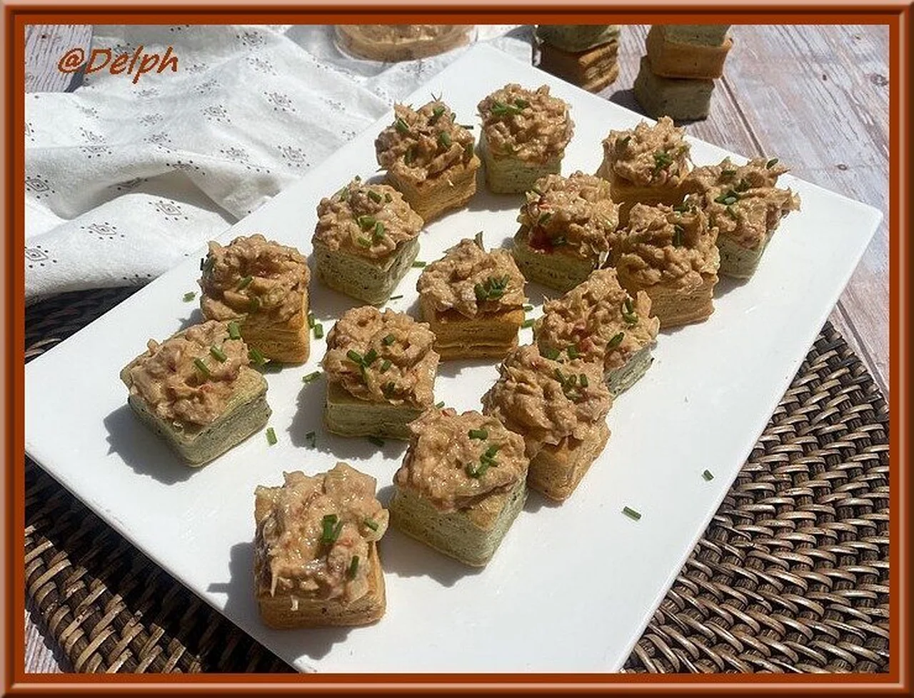 Tartinade de maquereaux et poivrons marinés