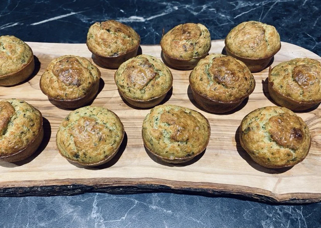 Muffins à l'ail des ours