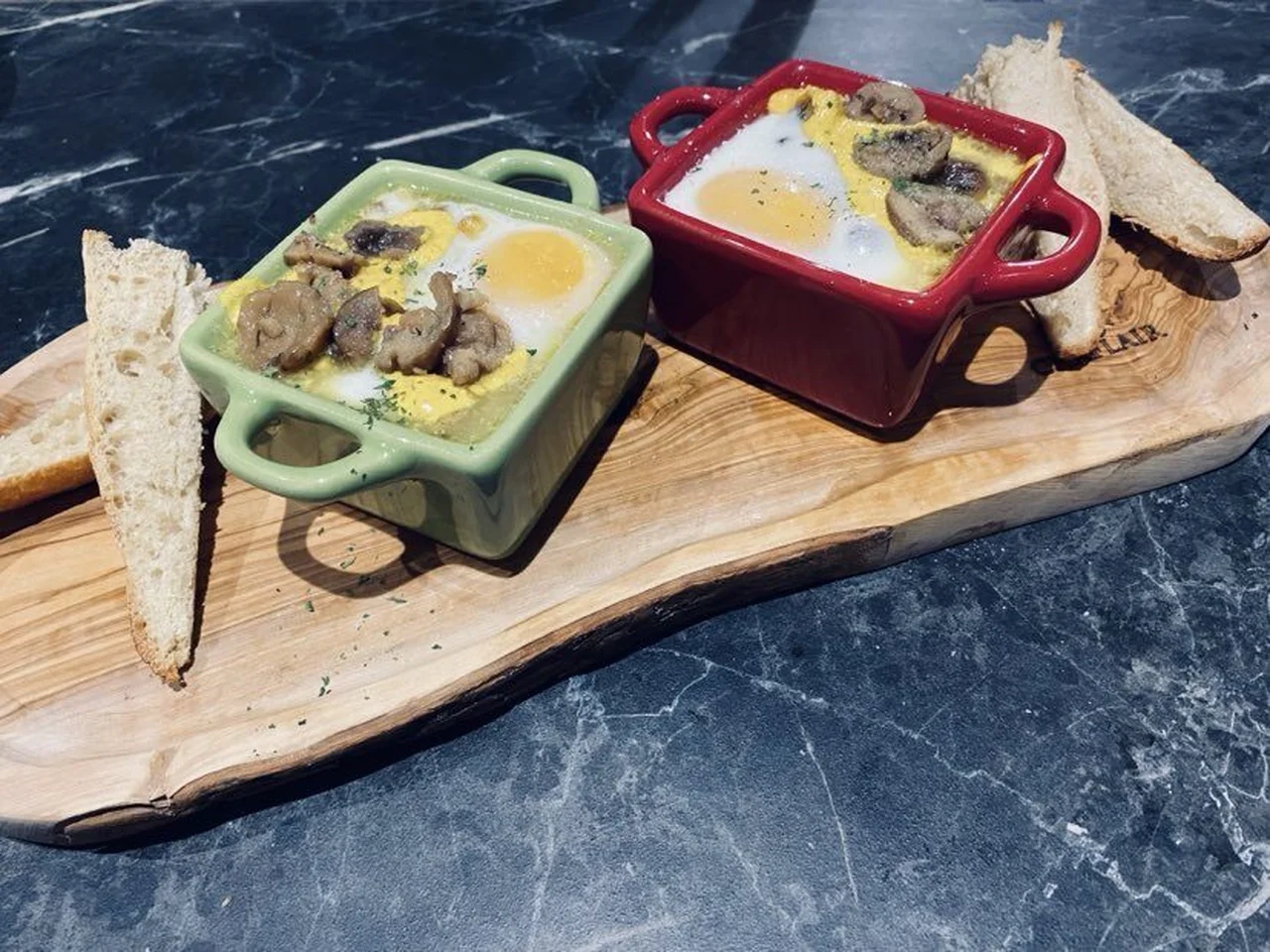 Oeufs cocotte par Anne-Sophie Pic