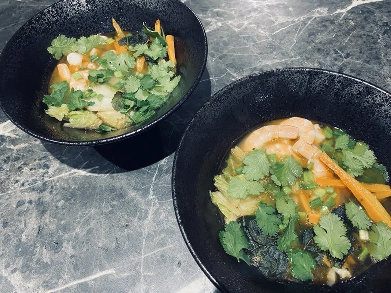Phô aux crevettes