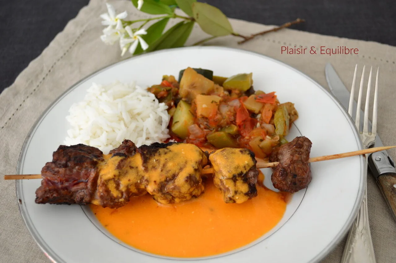 Brochettes de bœuf à la hongroise