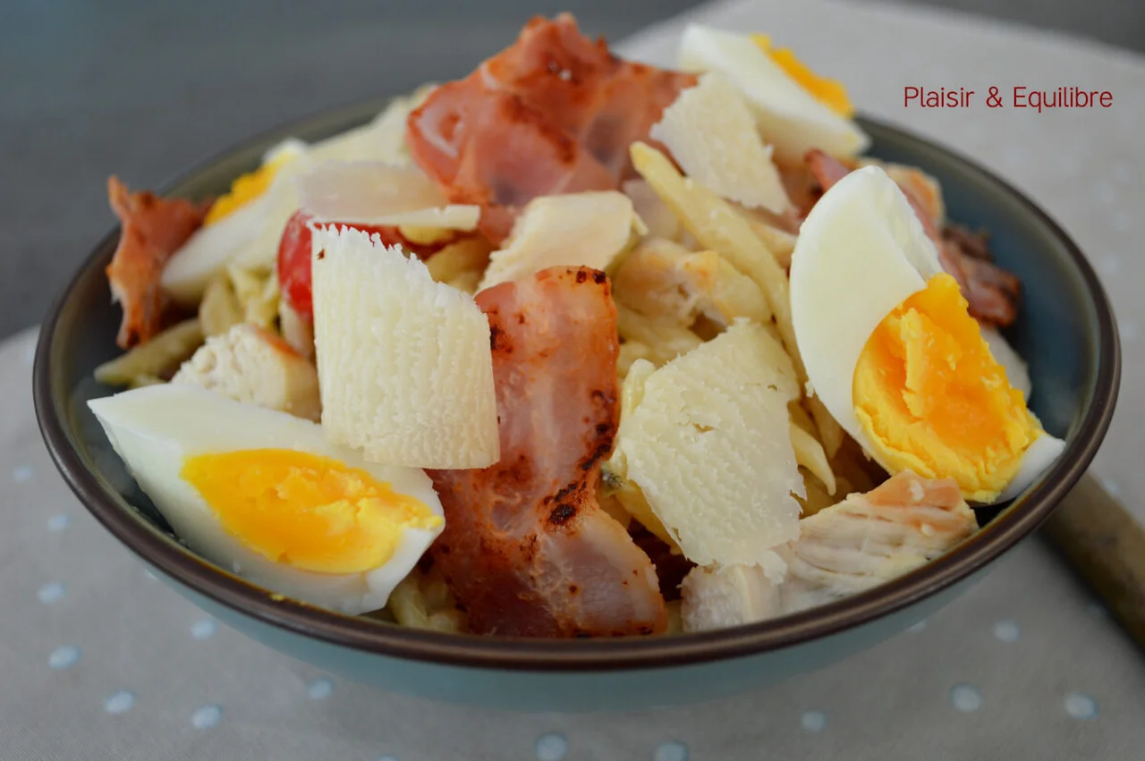 Salade de pâtes façon Caesar